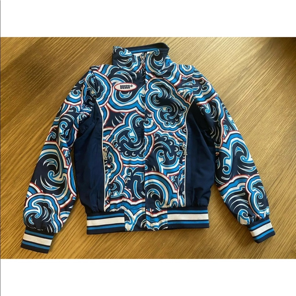 Bosco Boy Blue Light Windbreaker Jacket Vest Size 6